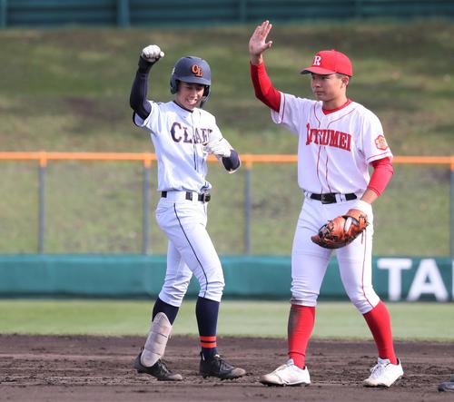 主将兼エース新岡歩輝がフル回転でクラークV王手「自分が投げきらない