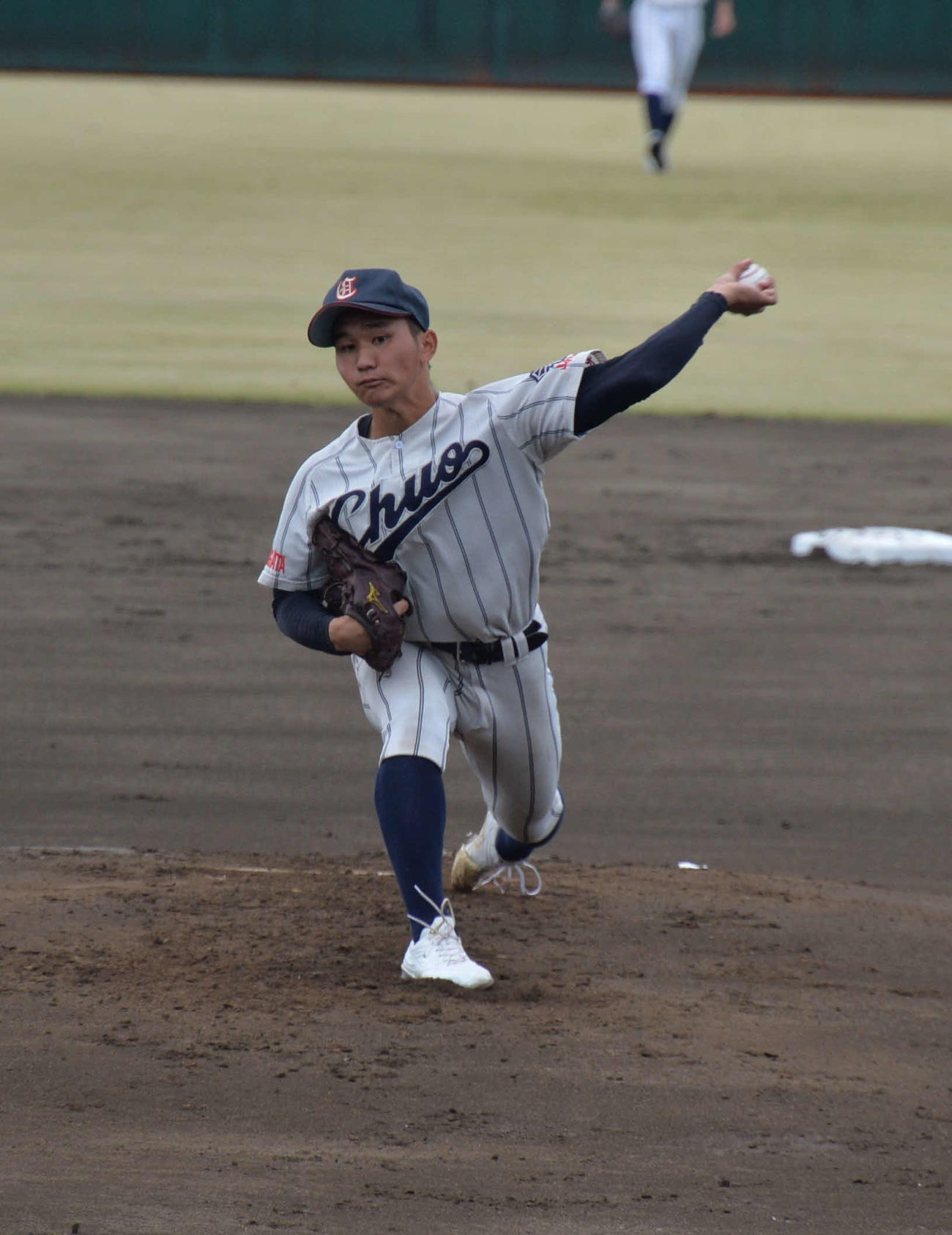 山形中央対東北　山形中央の先発は武田（撮影・濱本神威）