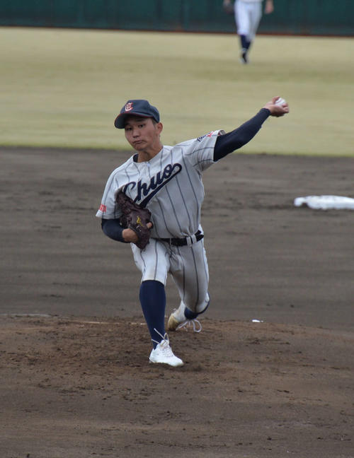 山形中央対東北　山形中央の先発は武田（撮影・濱本神威）