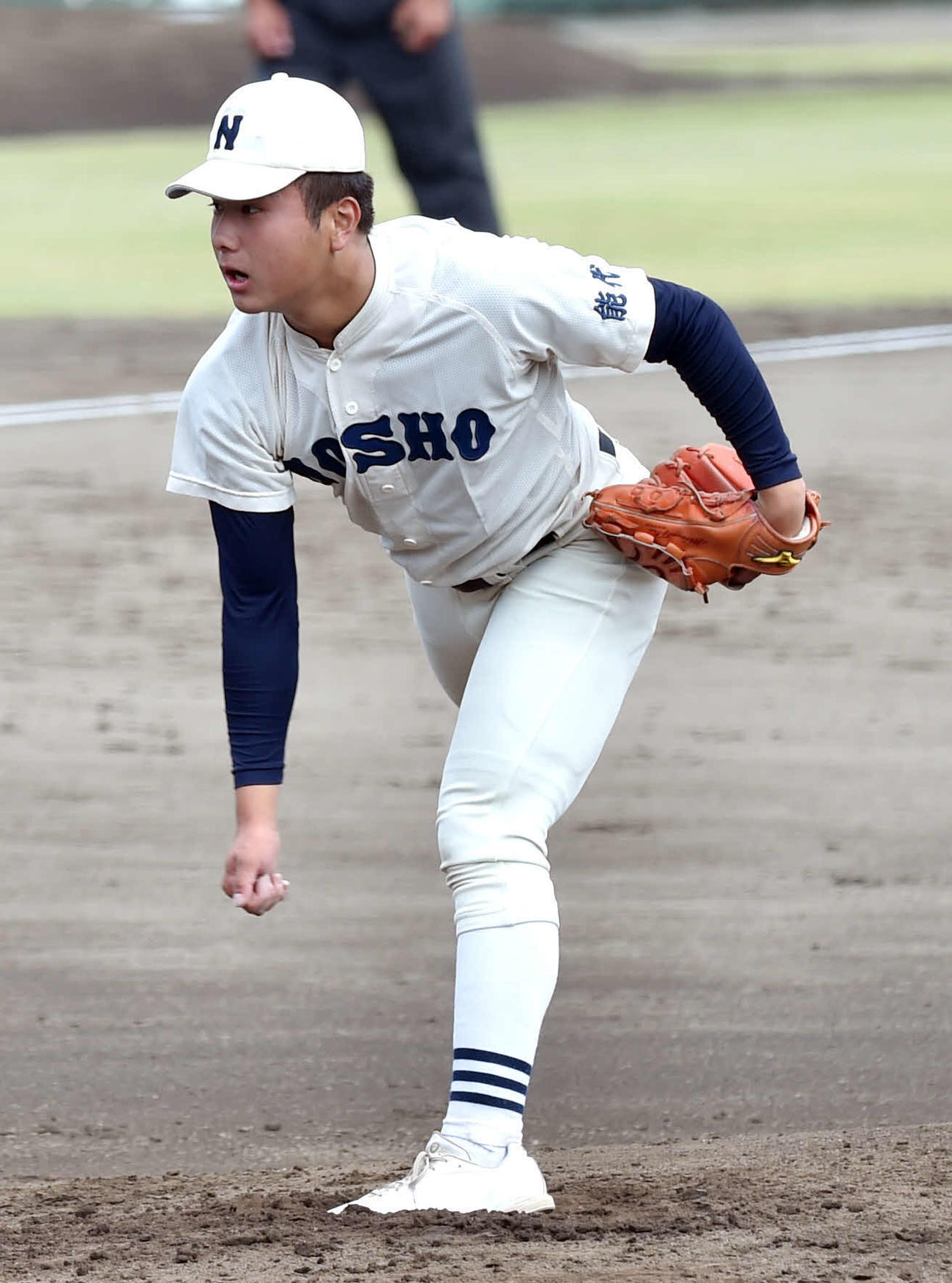9回7安打2失点と力投した能代松陽・斎藤