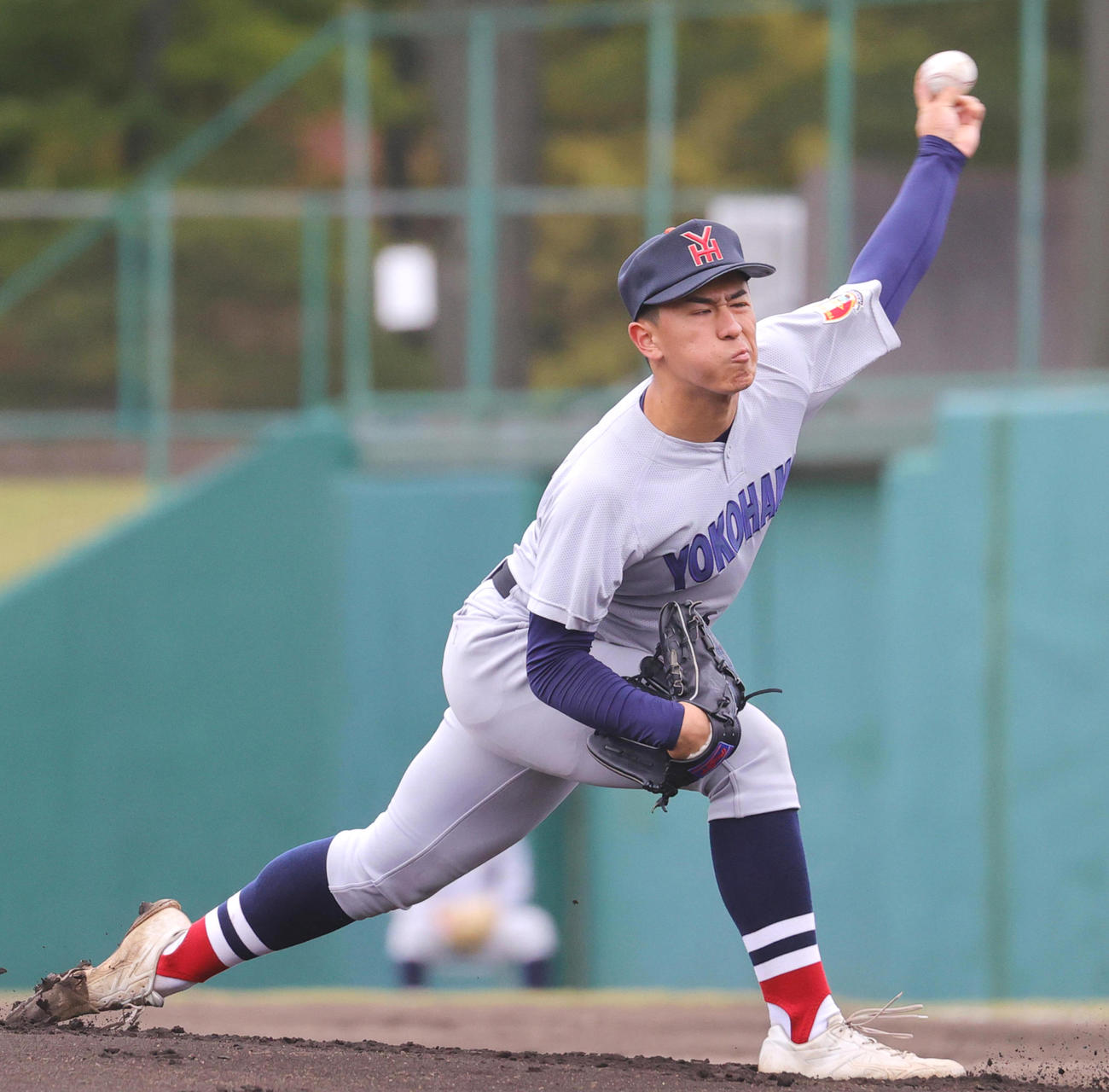 横浜の杉山遙希（2022年10月撮影）