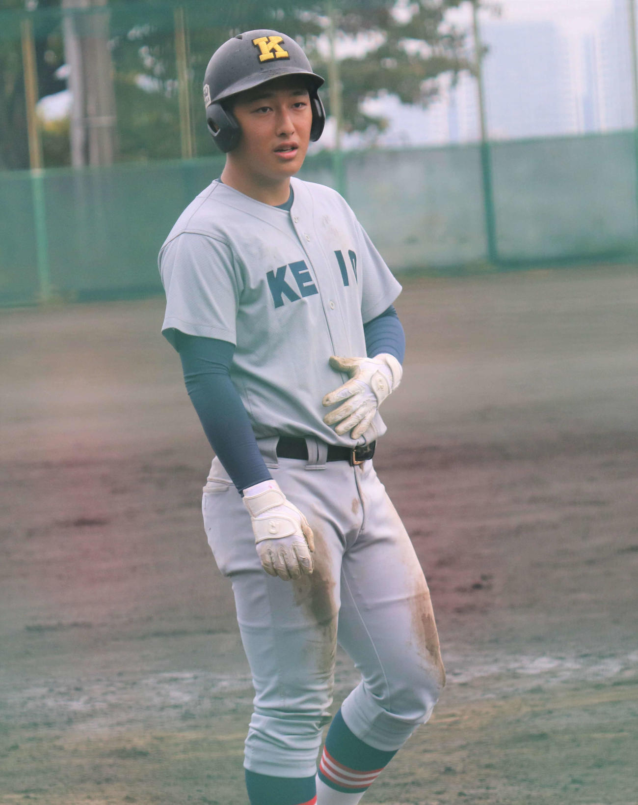 前橋育英対慶応　5打数3安打2打点と活躍した慶応・清原