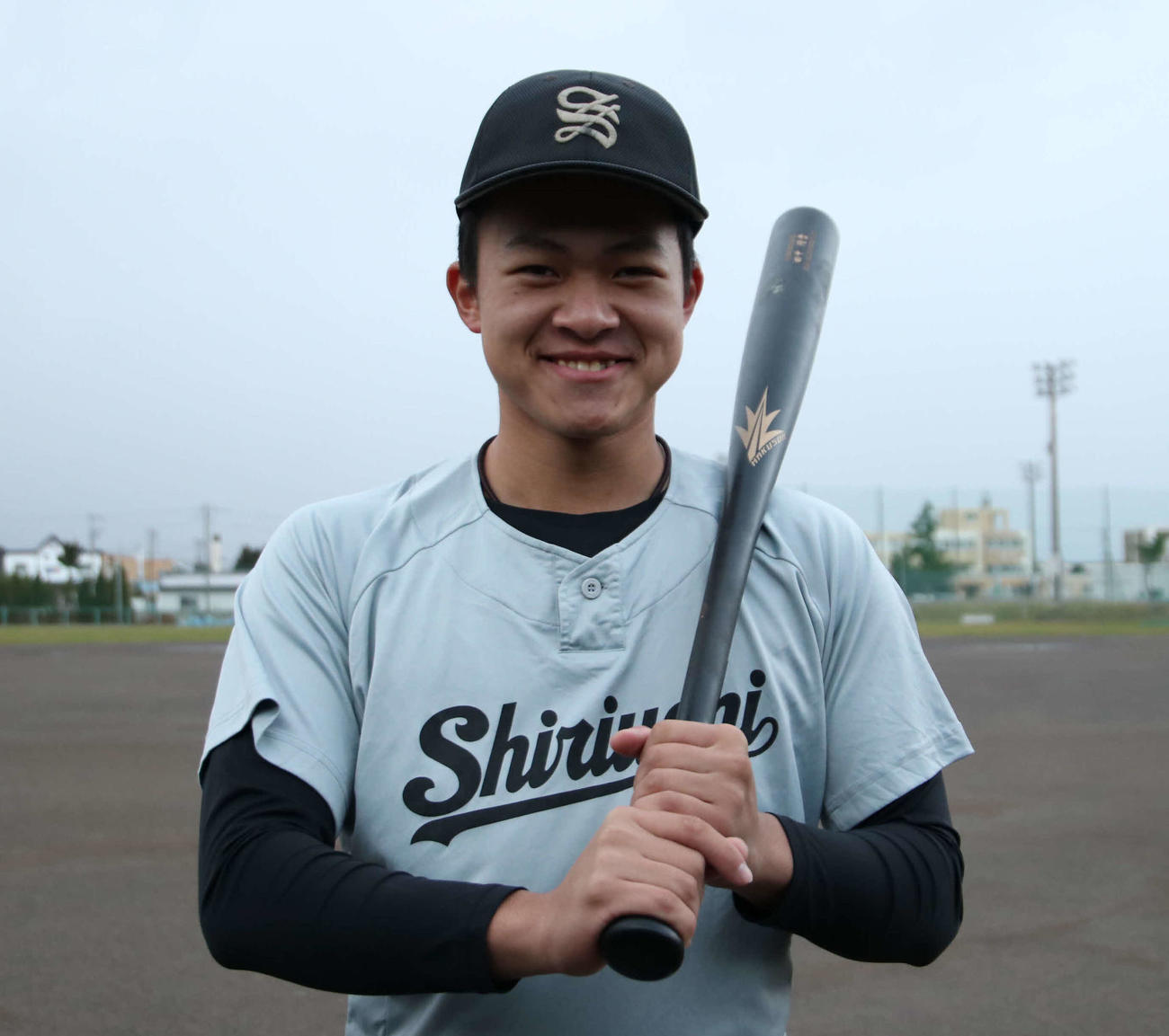 独立リーグ四国IL・高知へと進む知内・田中（撮影・山崎純一）