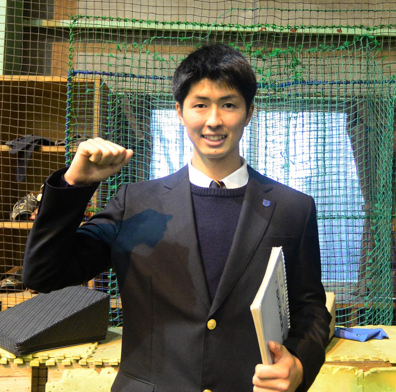 駒大に進学し、硬式野球部マネジャーとしてチームを支える決心を固めた仙台育英・田沢