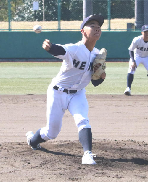 【センバツ】龍谷大平安エース桑江駿成が８回３失点、センバツ前最後の練習試合で手応え