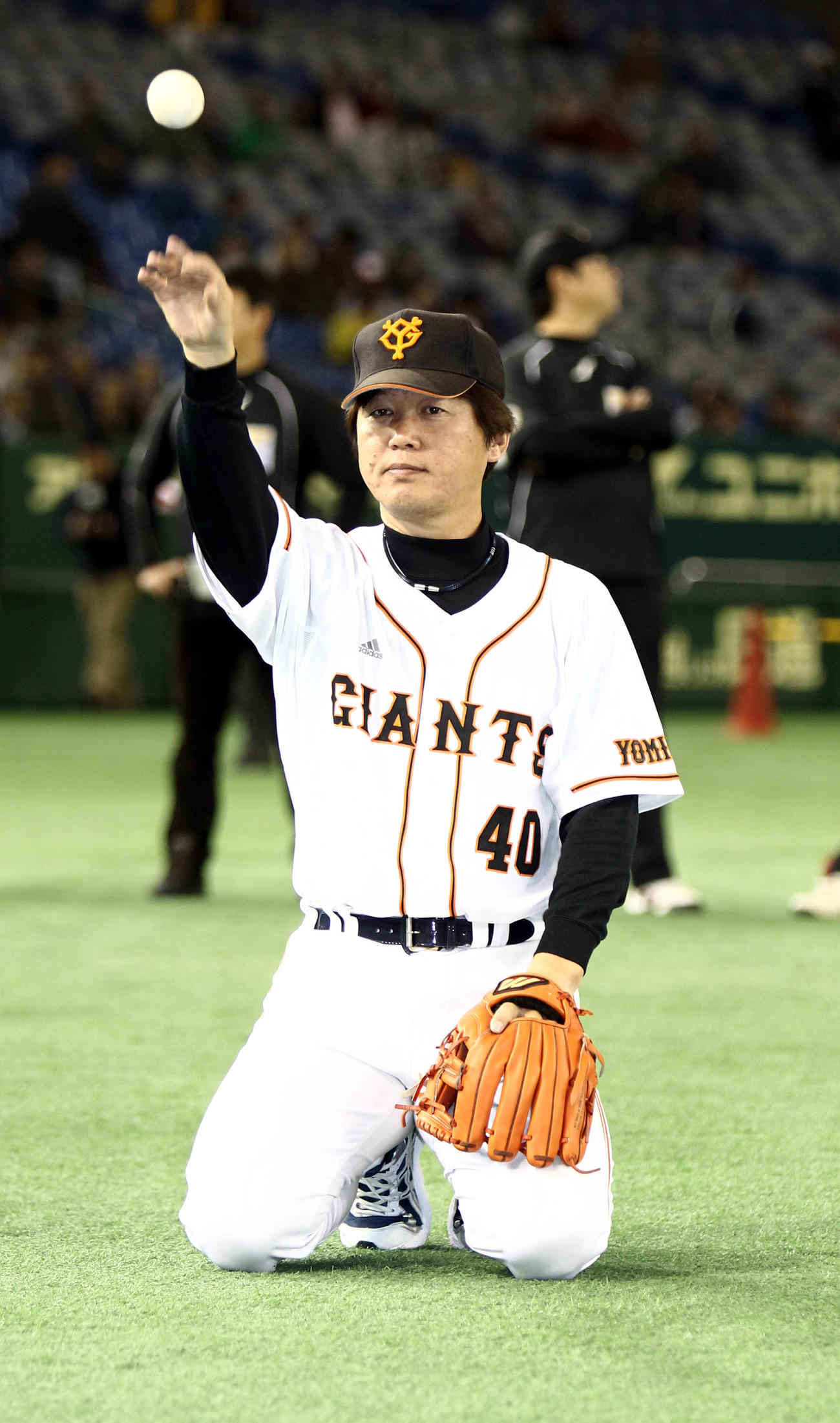 第4回マルハンドリームカップ全国ベースボールトーナメントに出場した、元巨人の佐藤洋監督（2010年11月撮影）