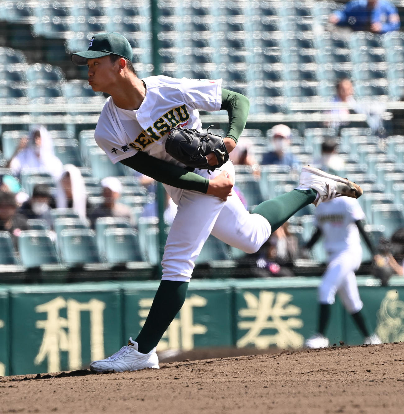 常葉大菊川対専大松戸　先発する専大松戸・平野（撮影・和賀正仁）