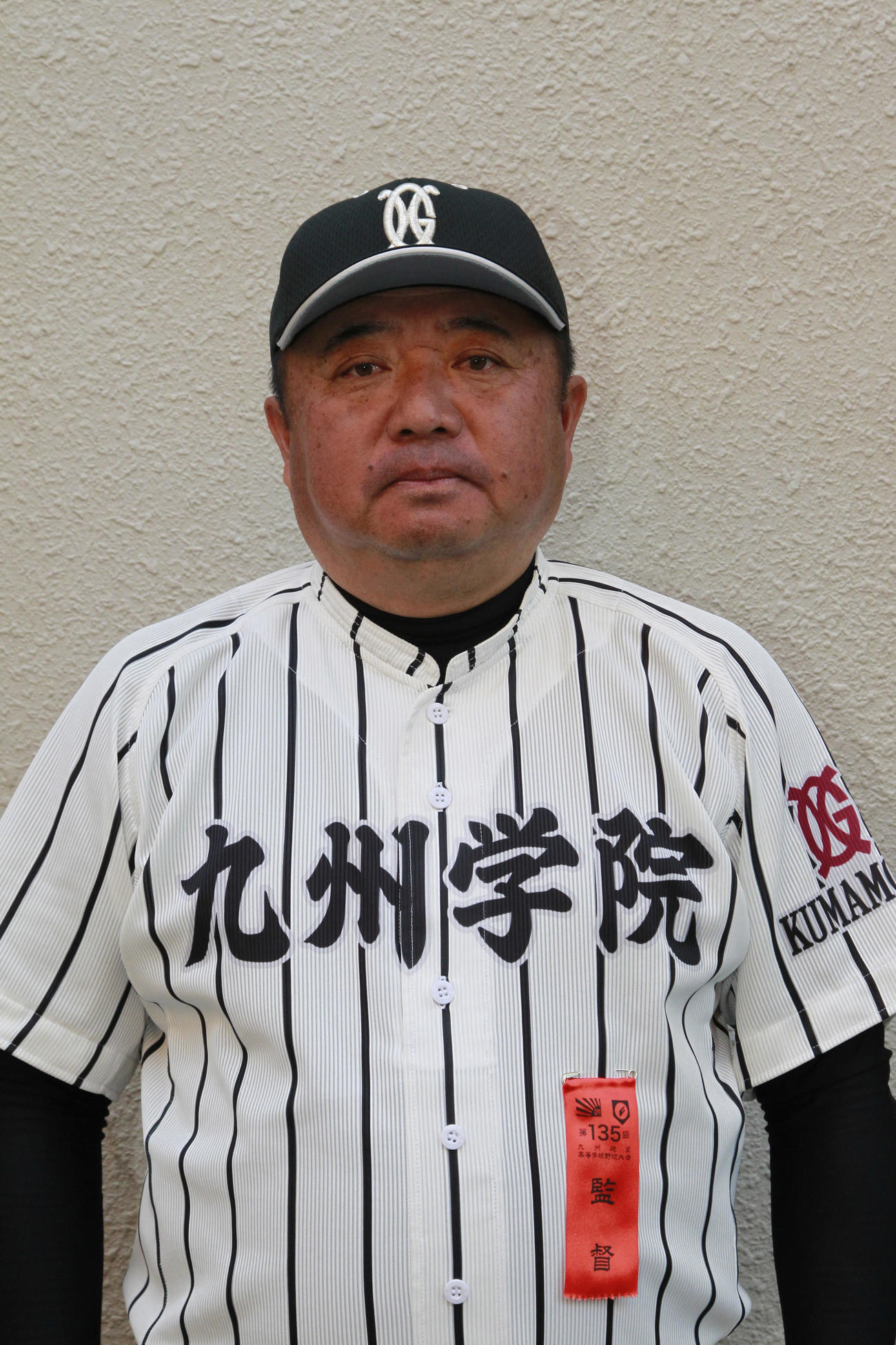 九州学院監督を務めていた時の坂井宏安氏（2015年3月撮影）