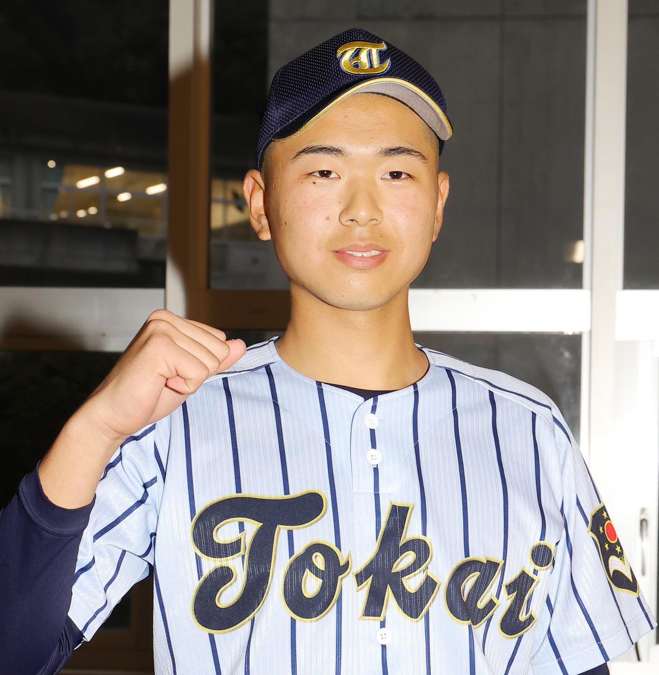 宮本慎也氏の長男、東海大菅生・宮本恭佑（2023年1月27日撮影）