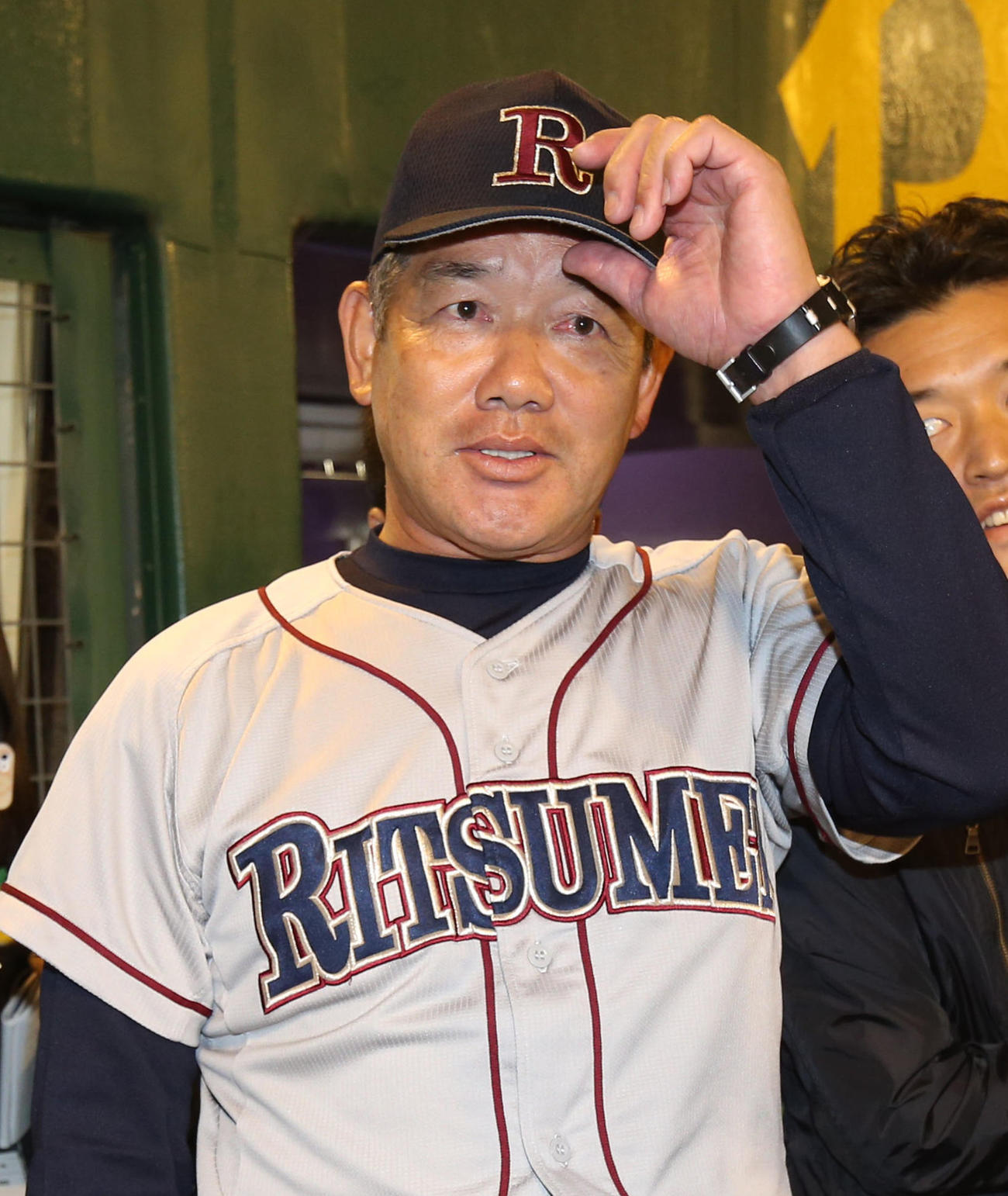 立命大監督時代の松岡憲次氏（2014年10月16日撮影）