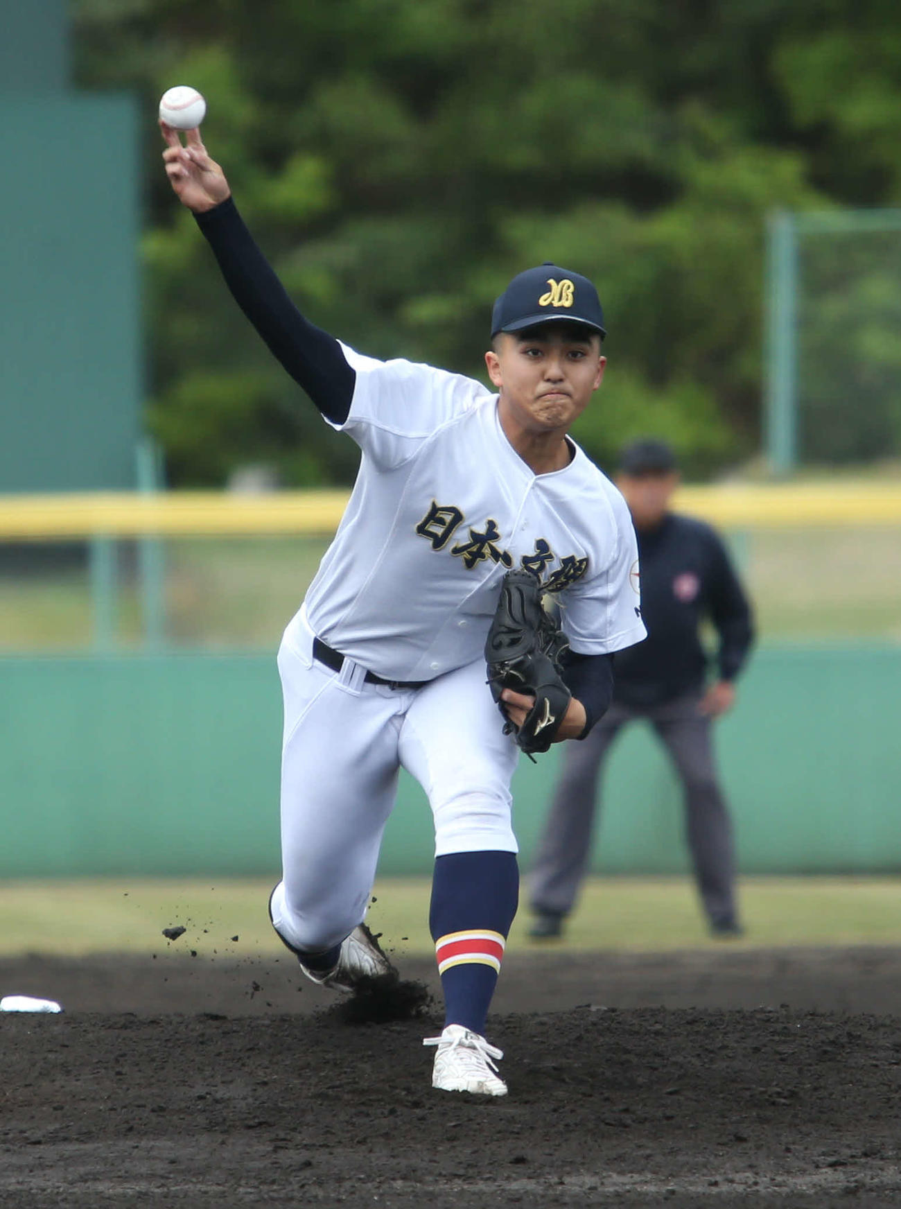 6回を3安打、7三振で公式戦初勝利の日本文理・高橋