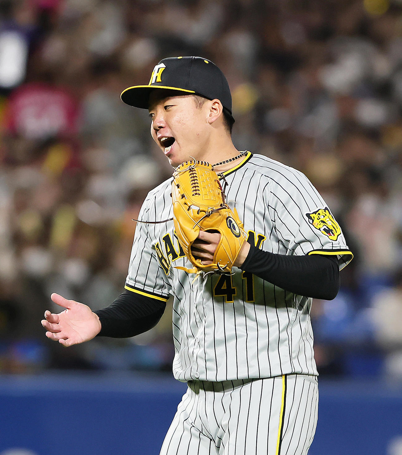 阪神村上（2023年4月29日撮影）