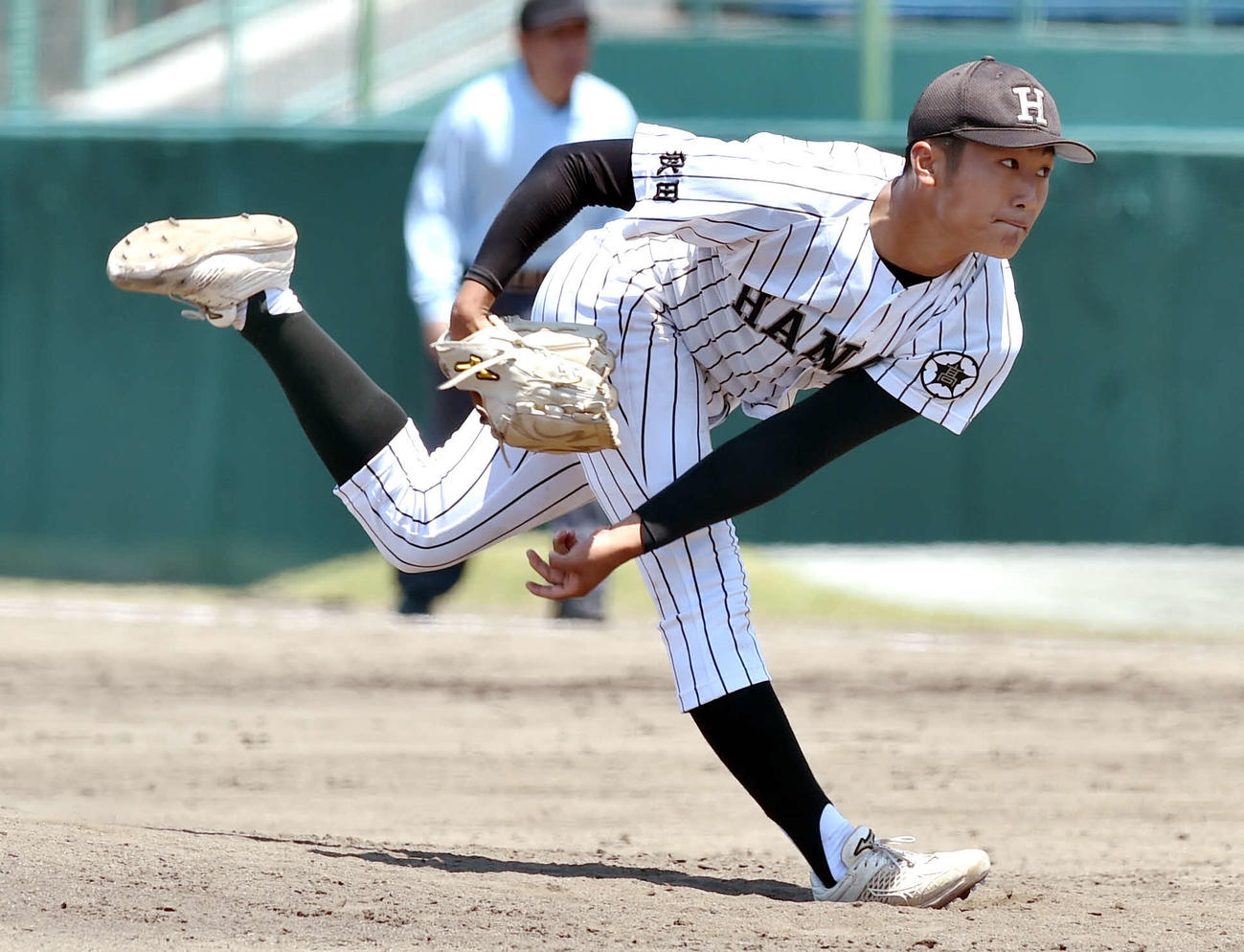 6安打完封した花輪・阿部
