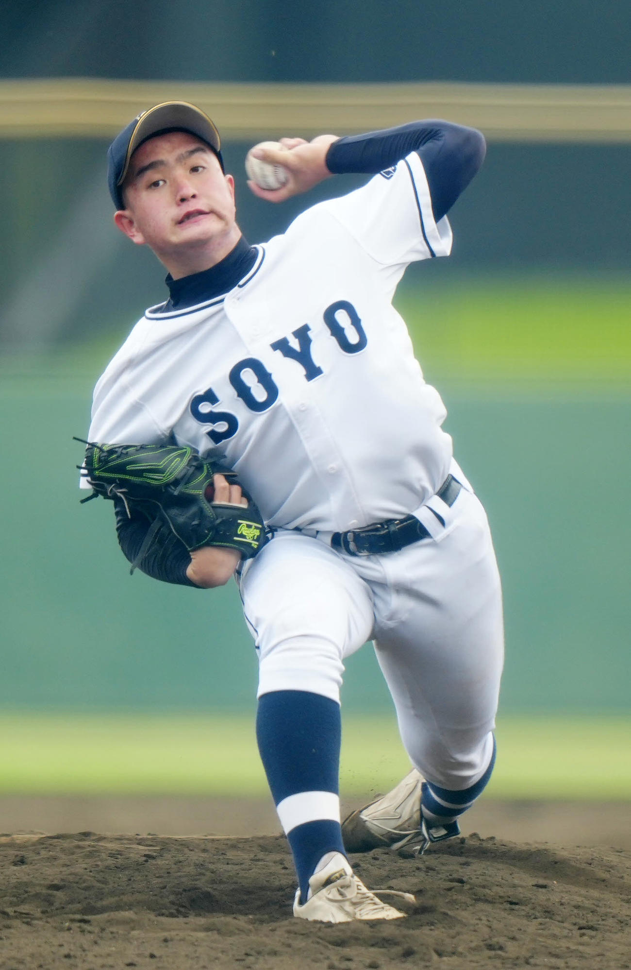 専大松戸対相洋　相洋先発の中島（撮影・江口和貴）