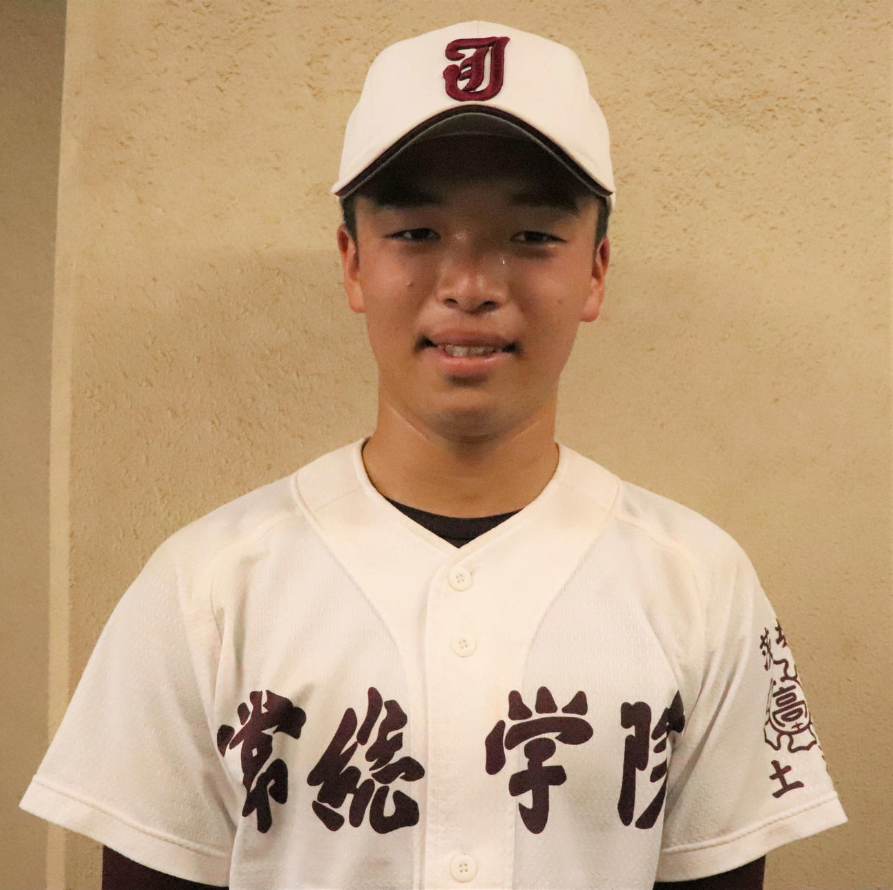 明和県央対常総学院　試合を決定づける適時二塁打を放った常総学院・片岡＝（撮影・黒須亮）