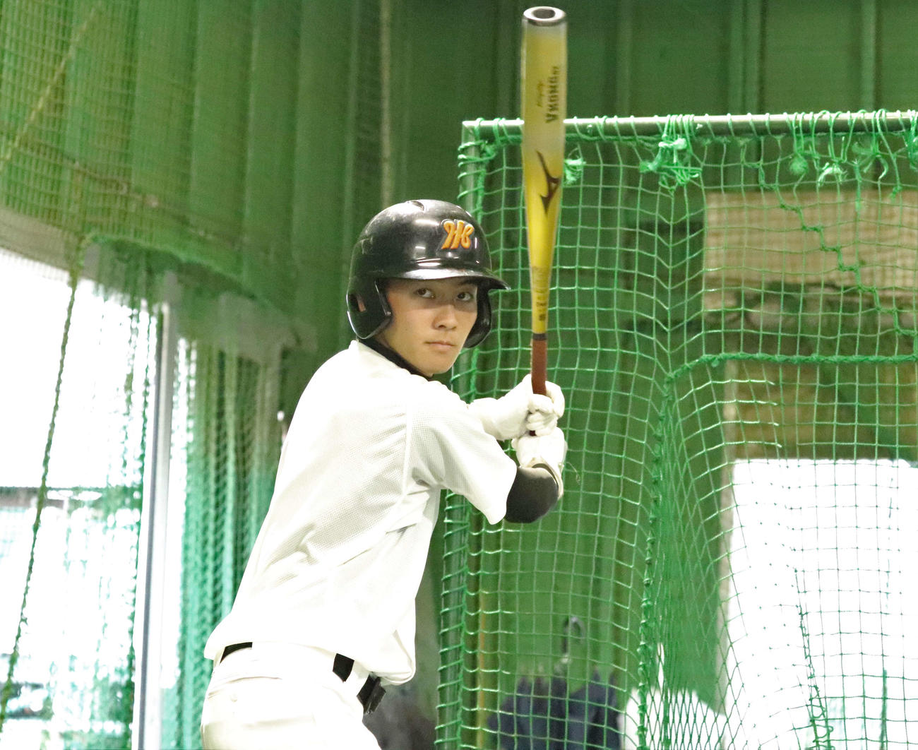 打撃でもチームの柱となる青木朝飛主将（撮影・黒須亮）