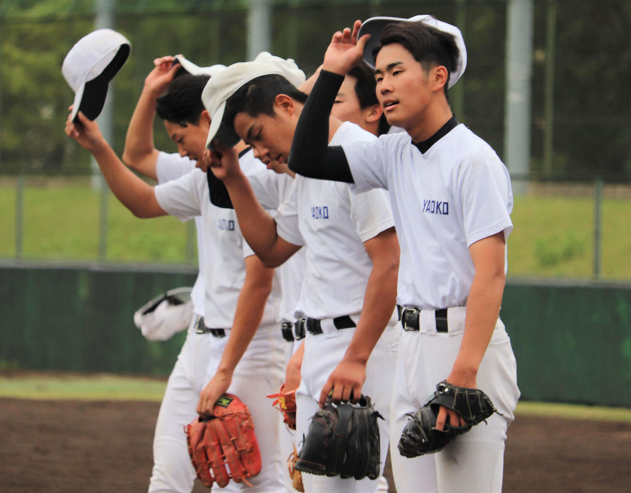 大阪で春に唯一の公立校ベスト16を果たした八尾のエース西川侑志（撮影・中島麗）
