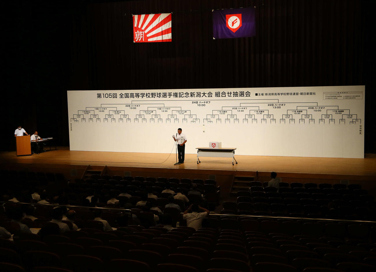 新潟大会の組み合わせ抽選会
