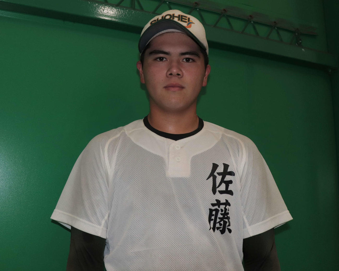 昌平の佐藤投手（2年）（撮影・佐瀬百合子）