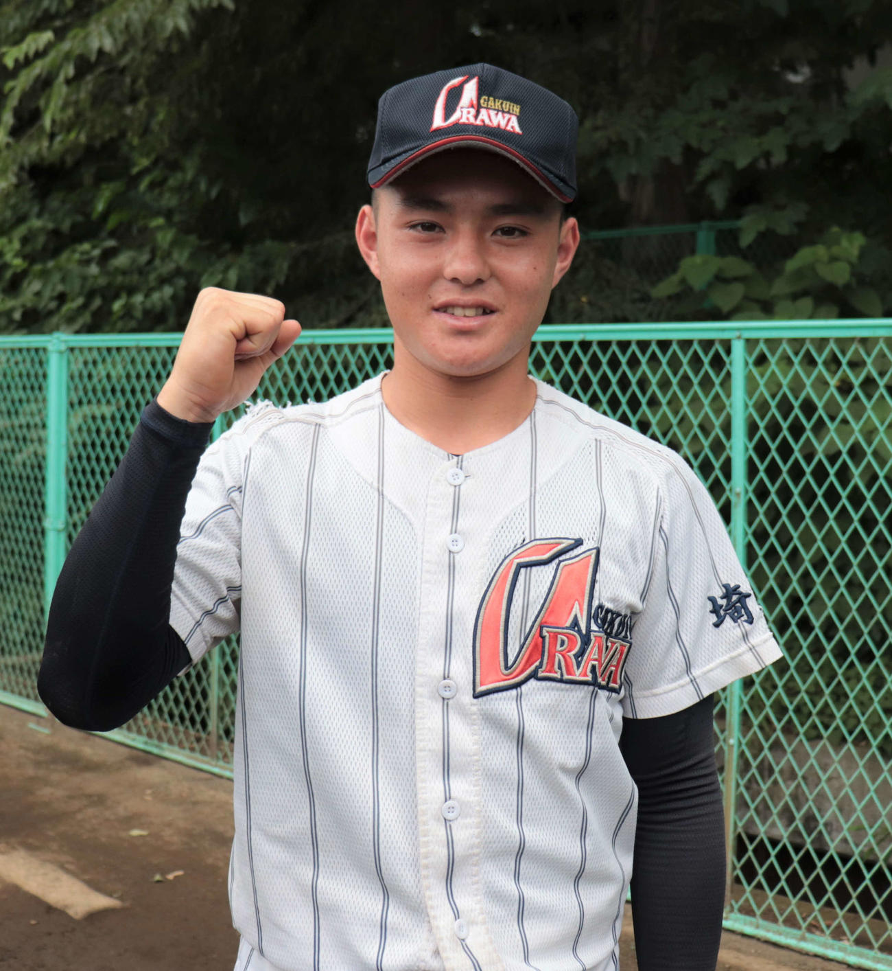 桐光学園との練習試合で、4打数4安打の小林外野手（3年）（撮影・佐瀬百合子）