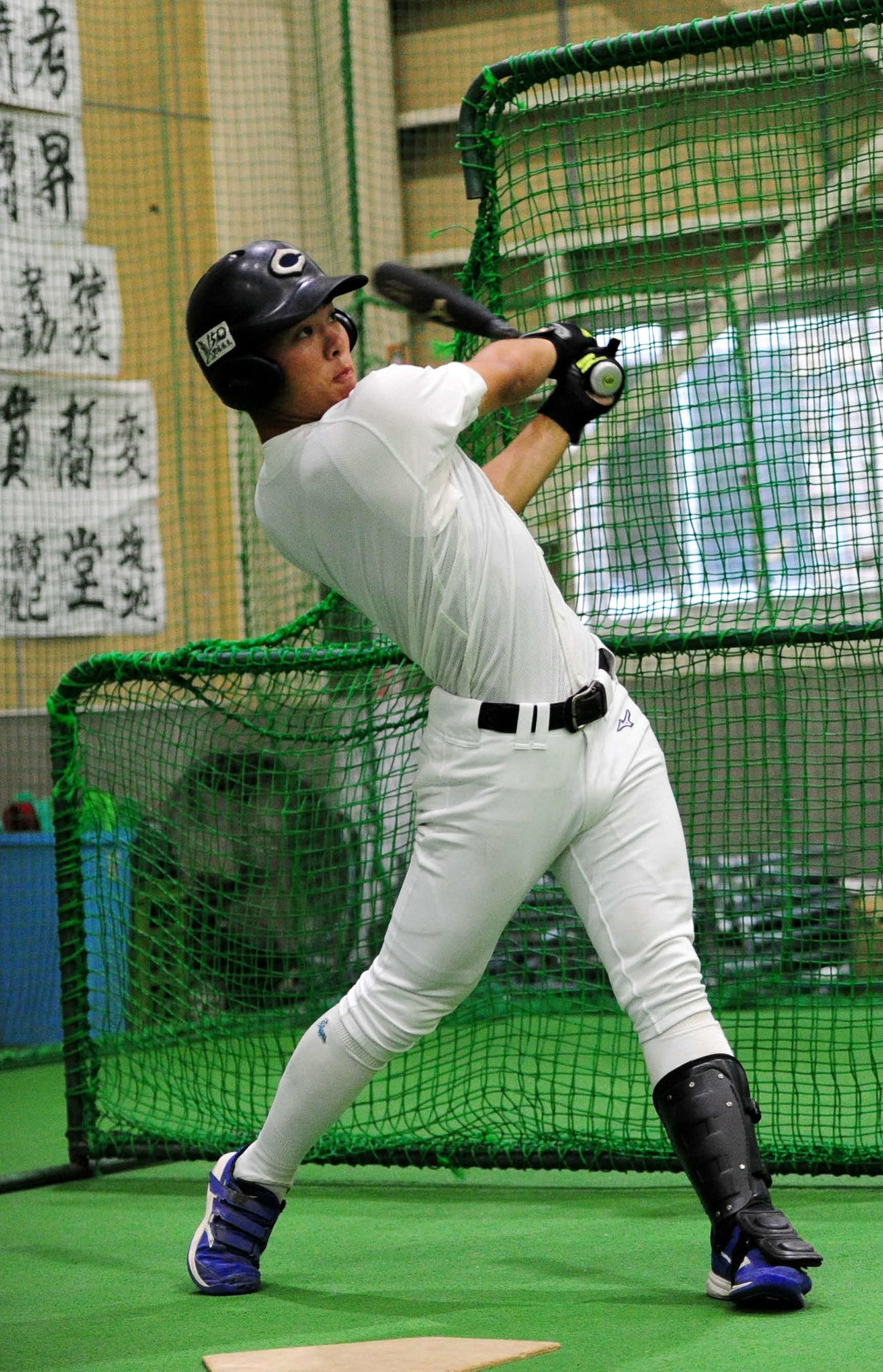 打撃練習をするリードオフマンの関