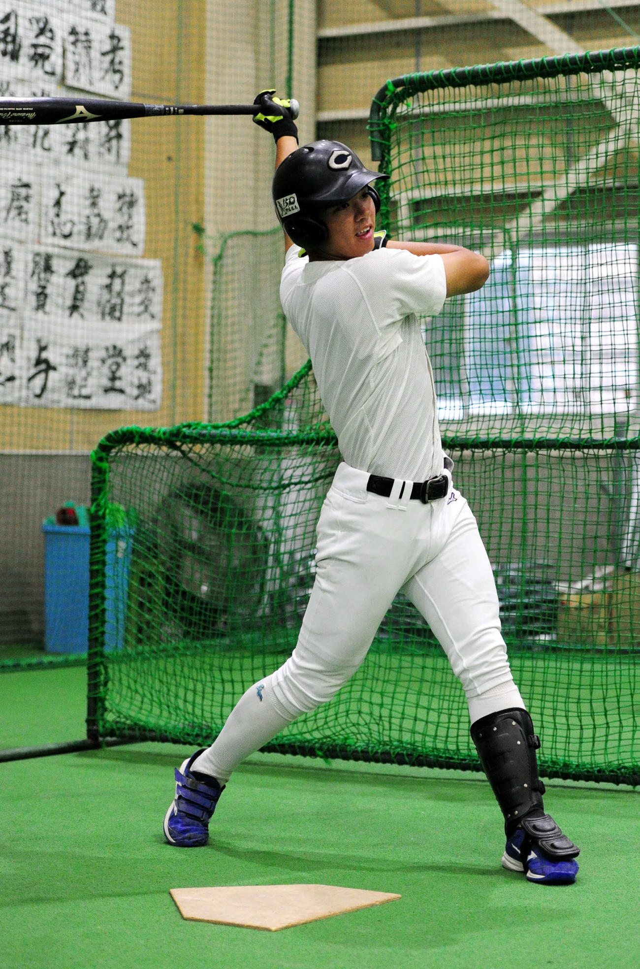 打撃練習をするリードオフマンの関