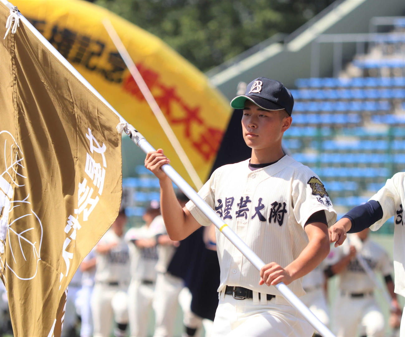文星芸大付の入江陽主将（撮影・黒須亮）