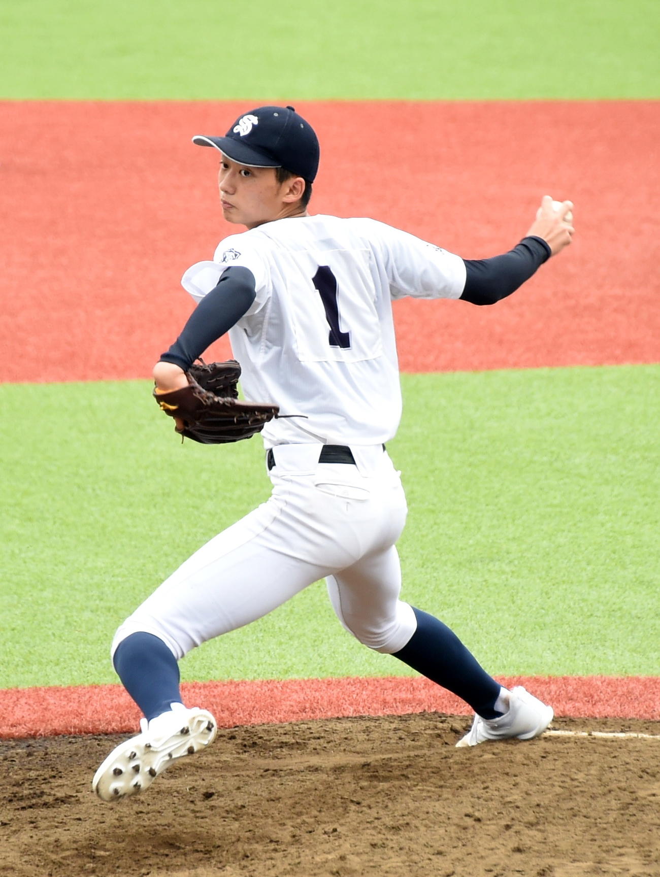 公式戦初完封で開幕試合を飾った盛岡市立・若狭