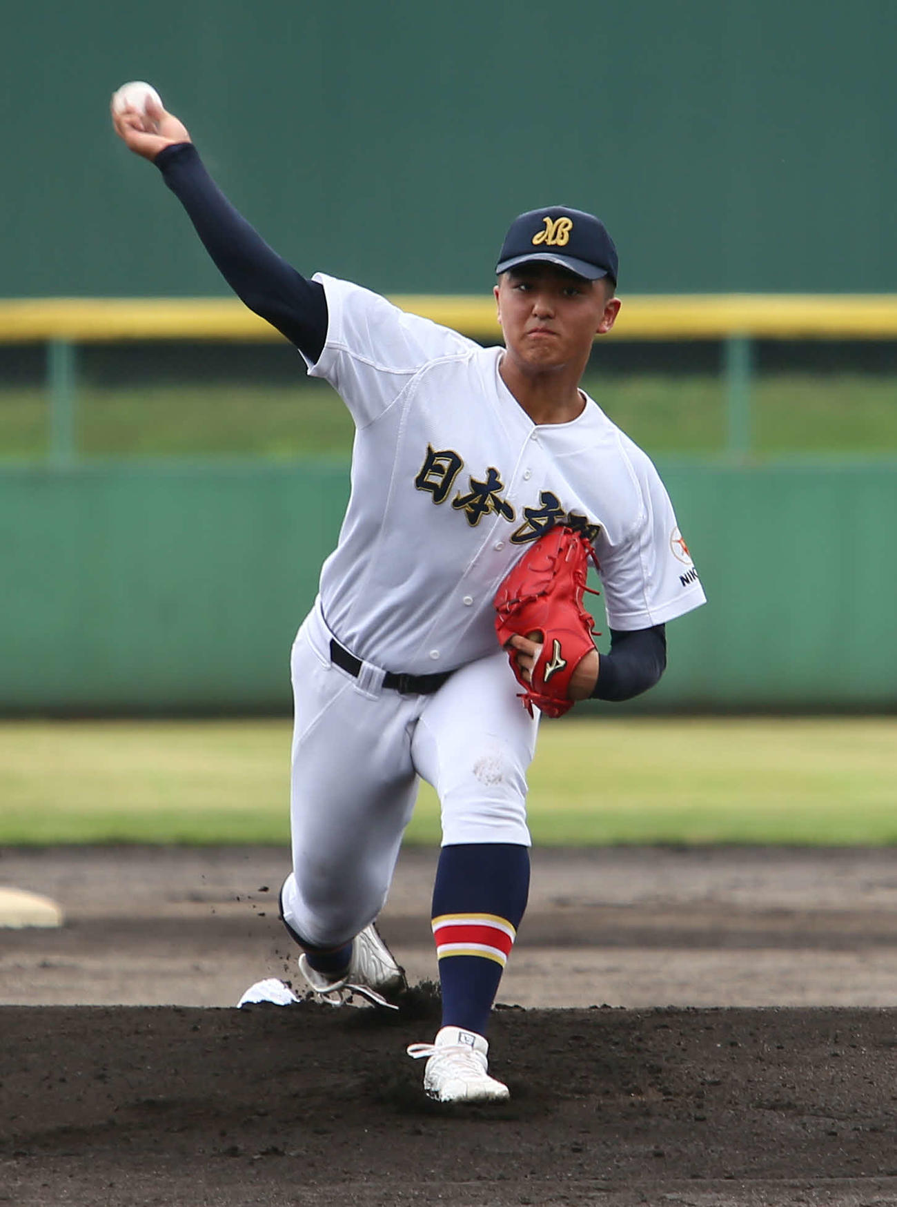 小出対日本文理　日本文理の先発高橋は3回を内野安打1、7奪三振の快投
