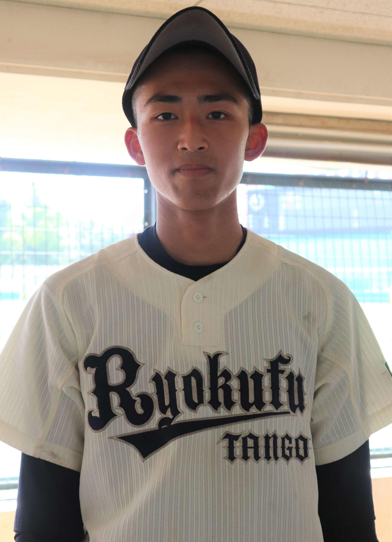 丹後緑風対京都工　丹後緑風の主将井藤己純（きずな）（撮影・中島麗）