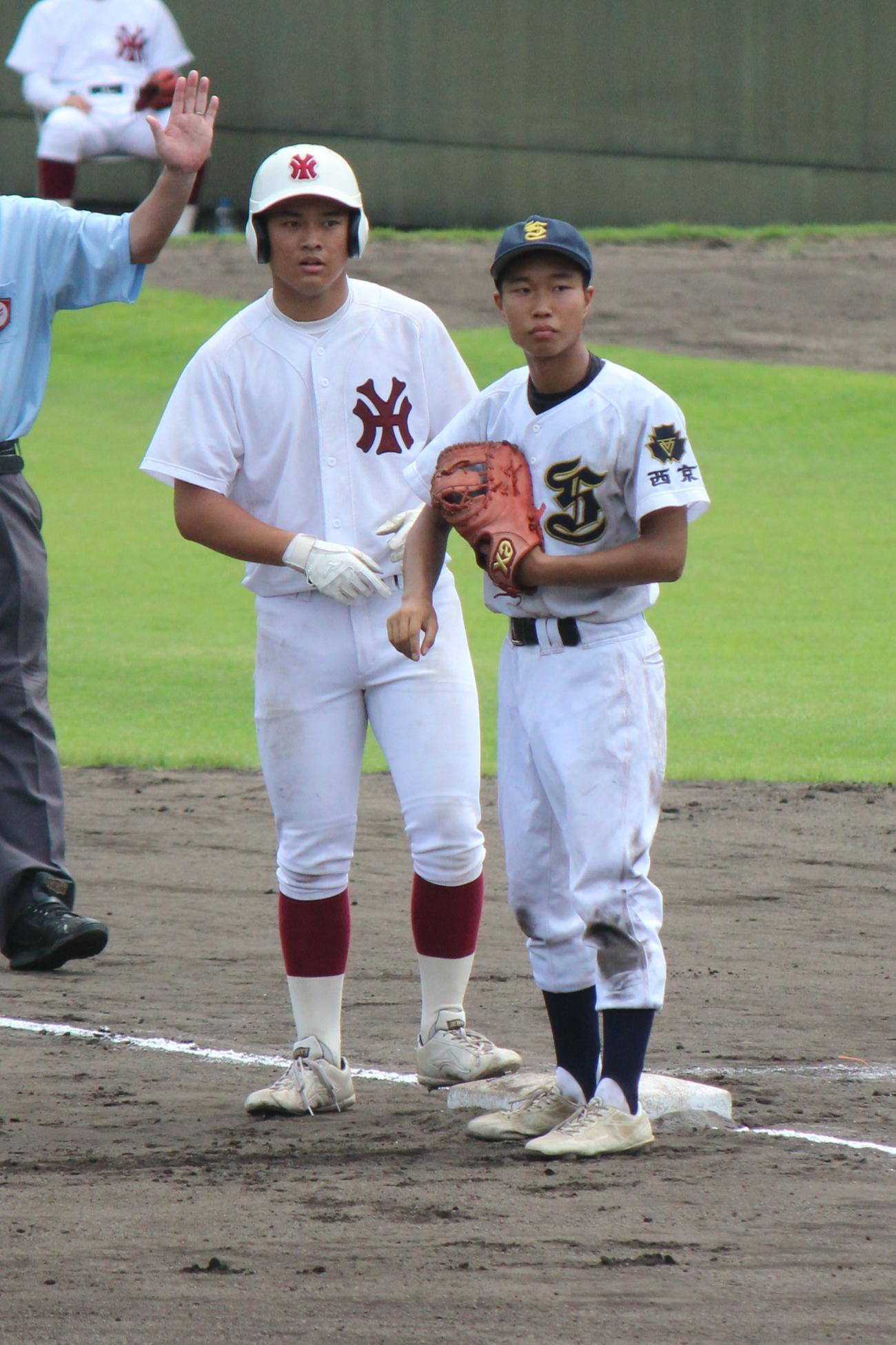 京都大会　西京対山城　レジェンド校同士が初戦で対戦（撮影・柏原誠）