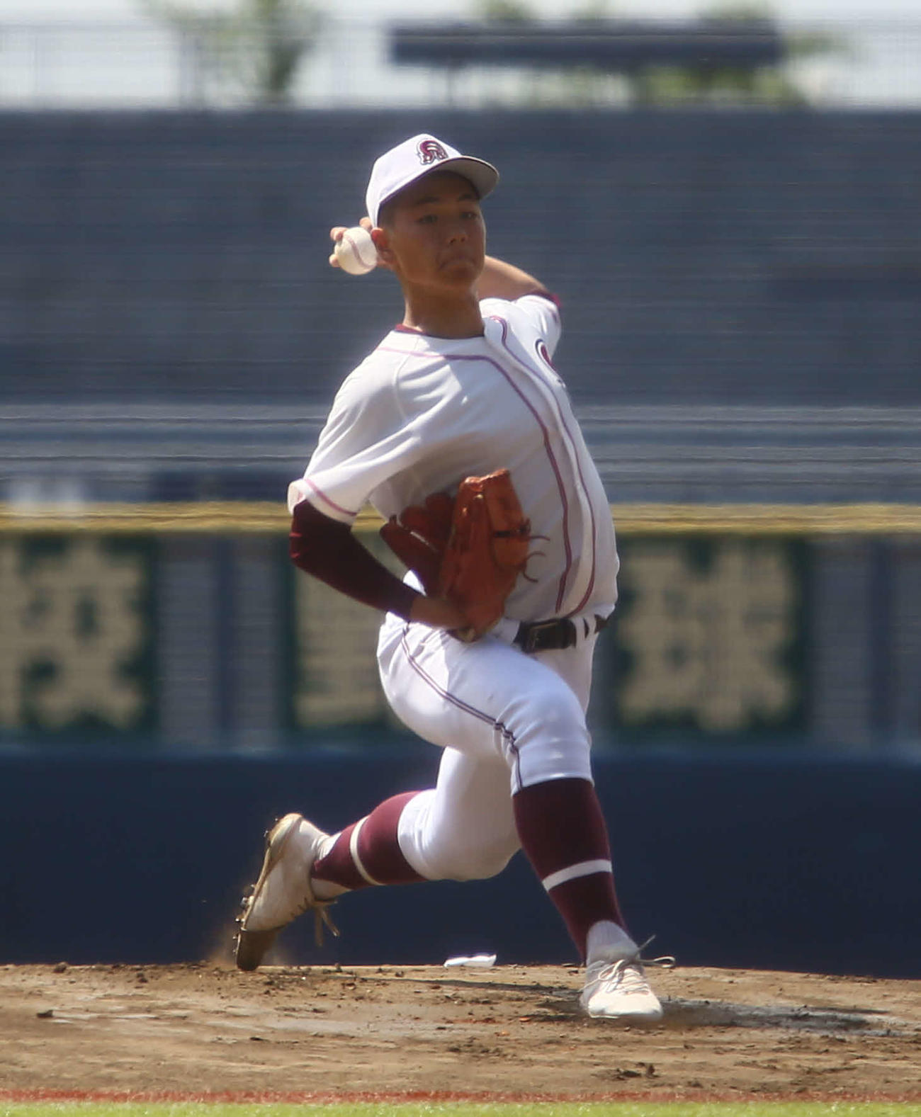 小千谷西対柏崎　7回を10奪三振で無失点投球の柏崎・宮崎