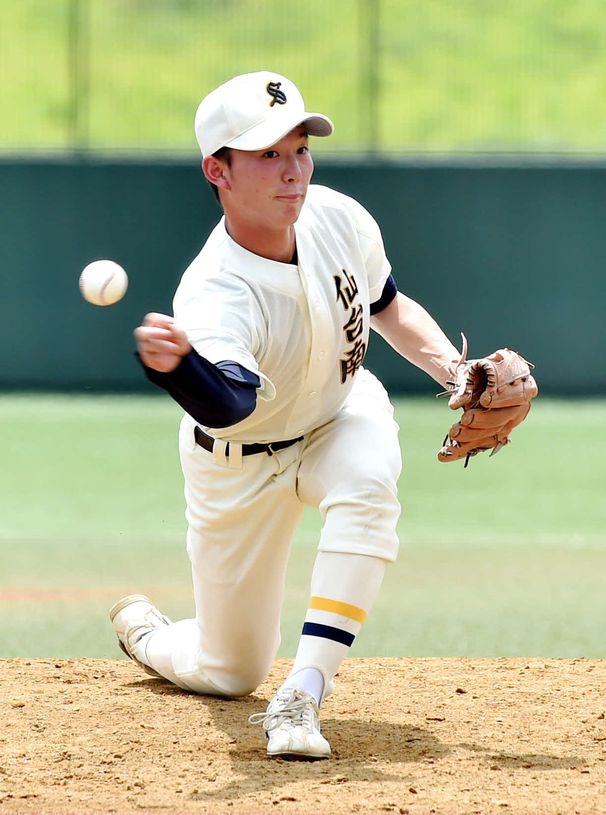 力投する仙台南・佐藤和