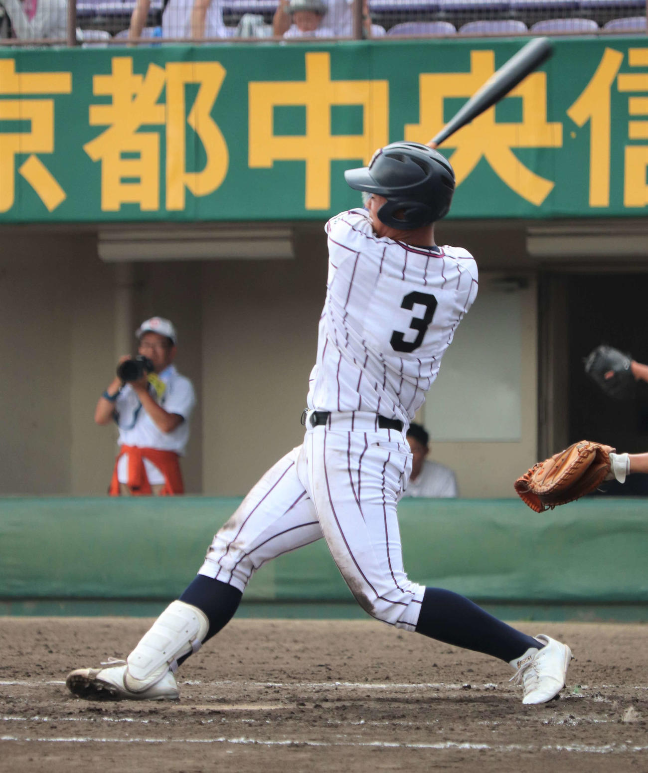 京都両洋対京都翔英　京都翔英・小笠原蒼内野手（撮影・中島麗）
