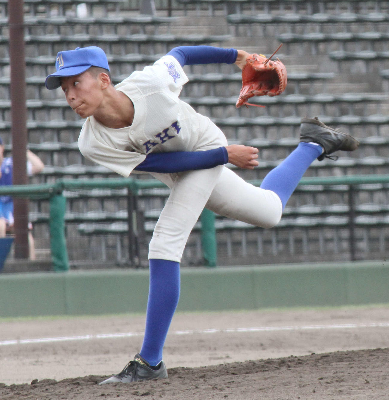 7回5安打2失点と好投した磐城・山田