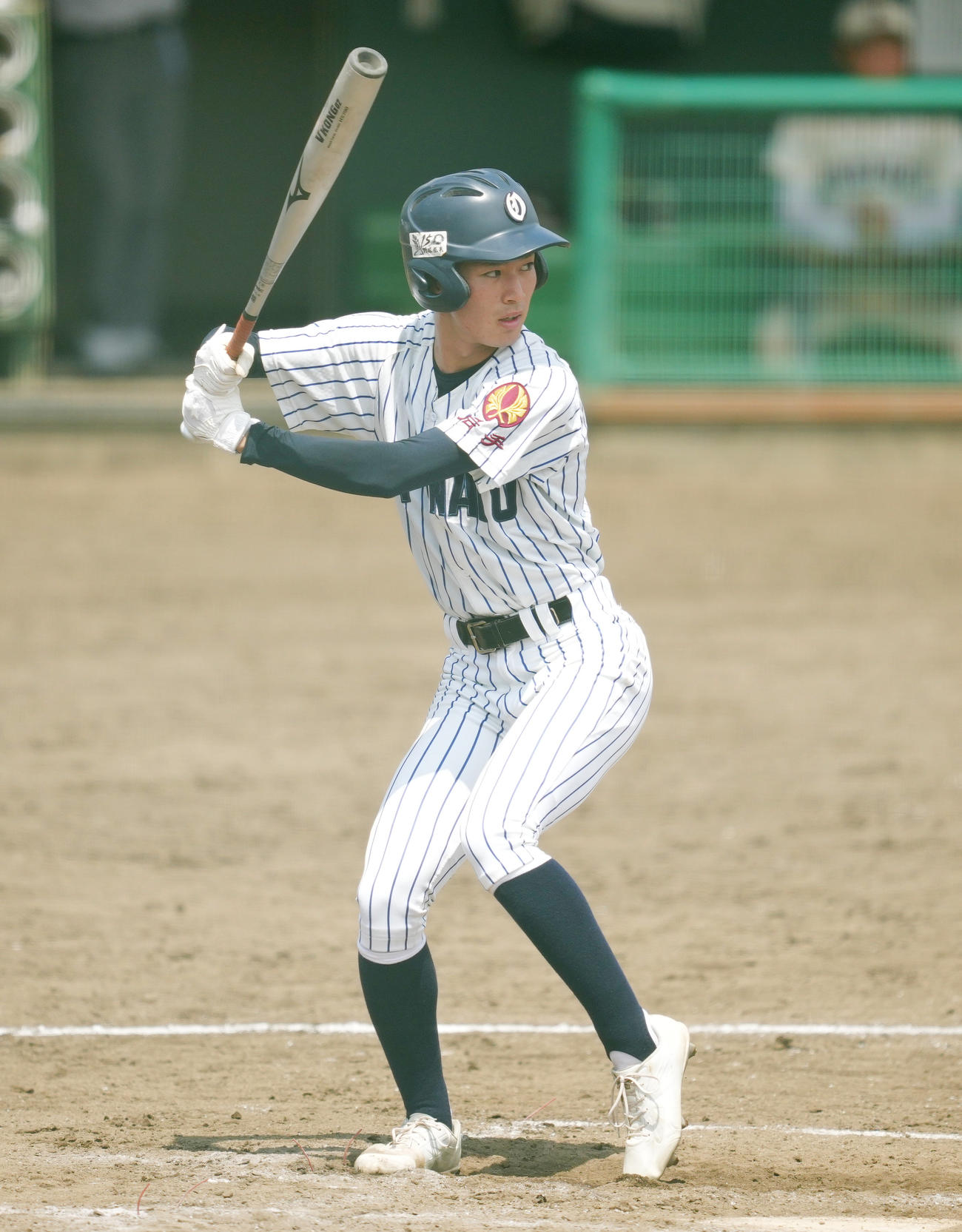 大船渡対盛岡一　3回表大船渡2死、打席で構える佐々木（撮影・菅敏）