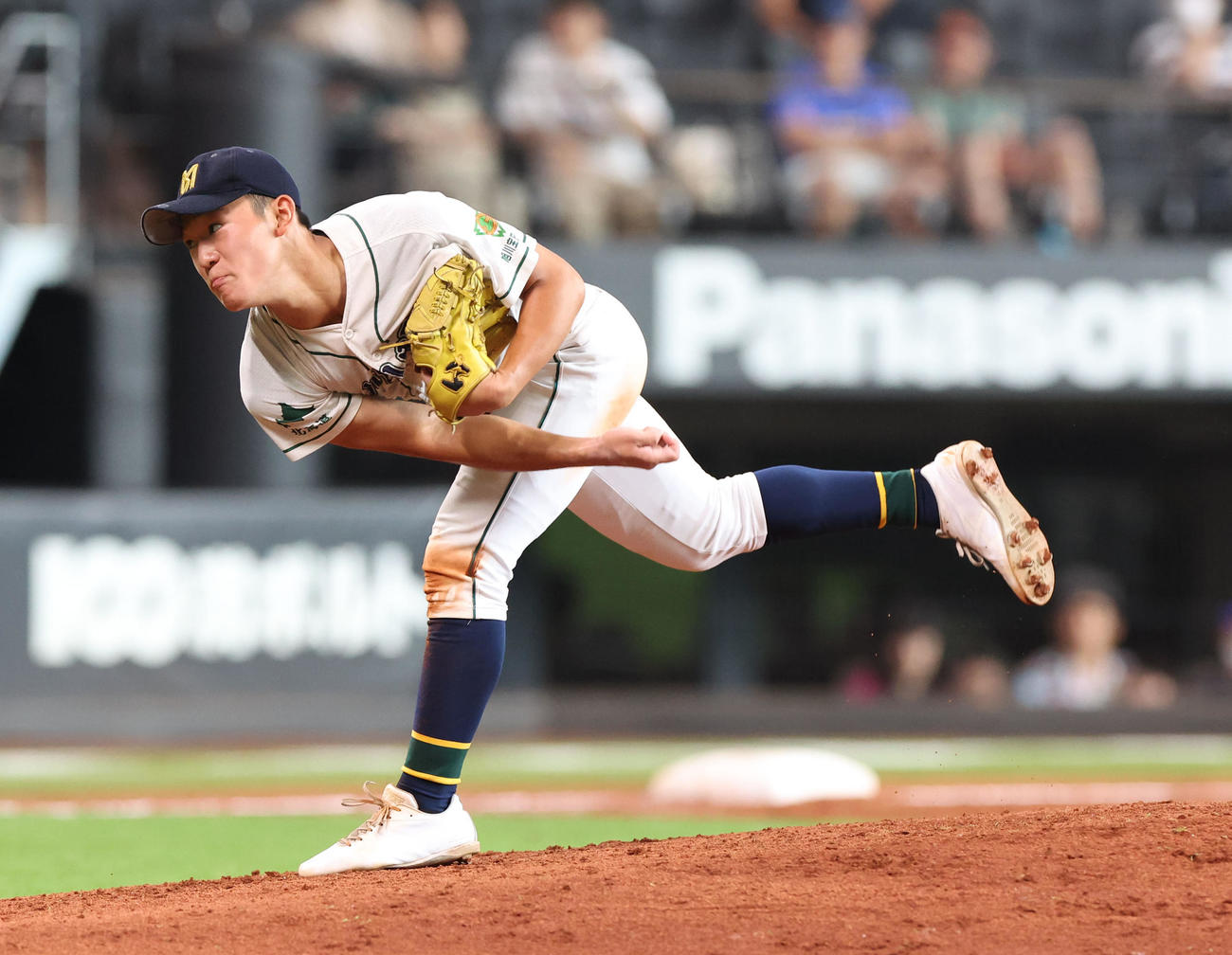 士別翔雲対旭川明成　旭川明成2番手の河瀬（撮影・佐藤翔太）