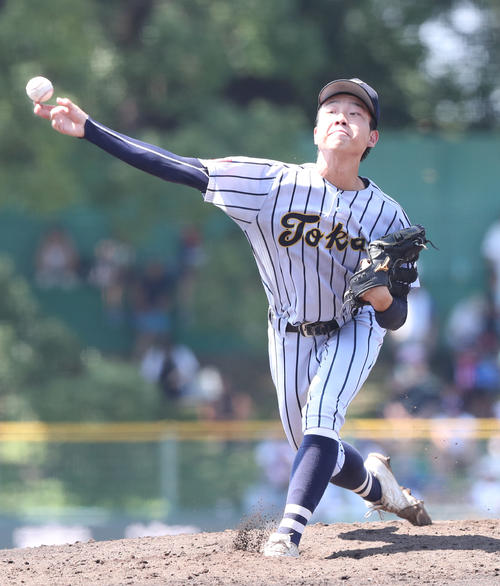 東海大熊本星翔対九州学院　東海大熊本星翔・玉木（撮影・梅根麻紀）
