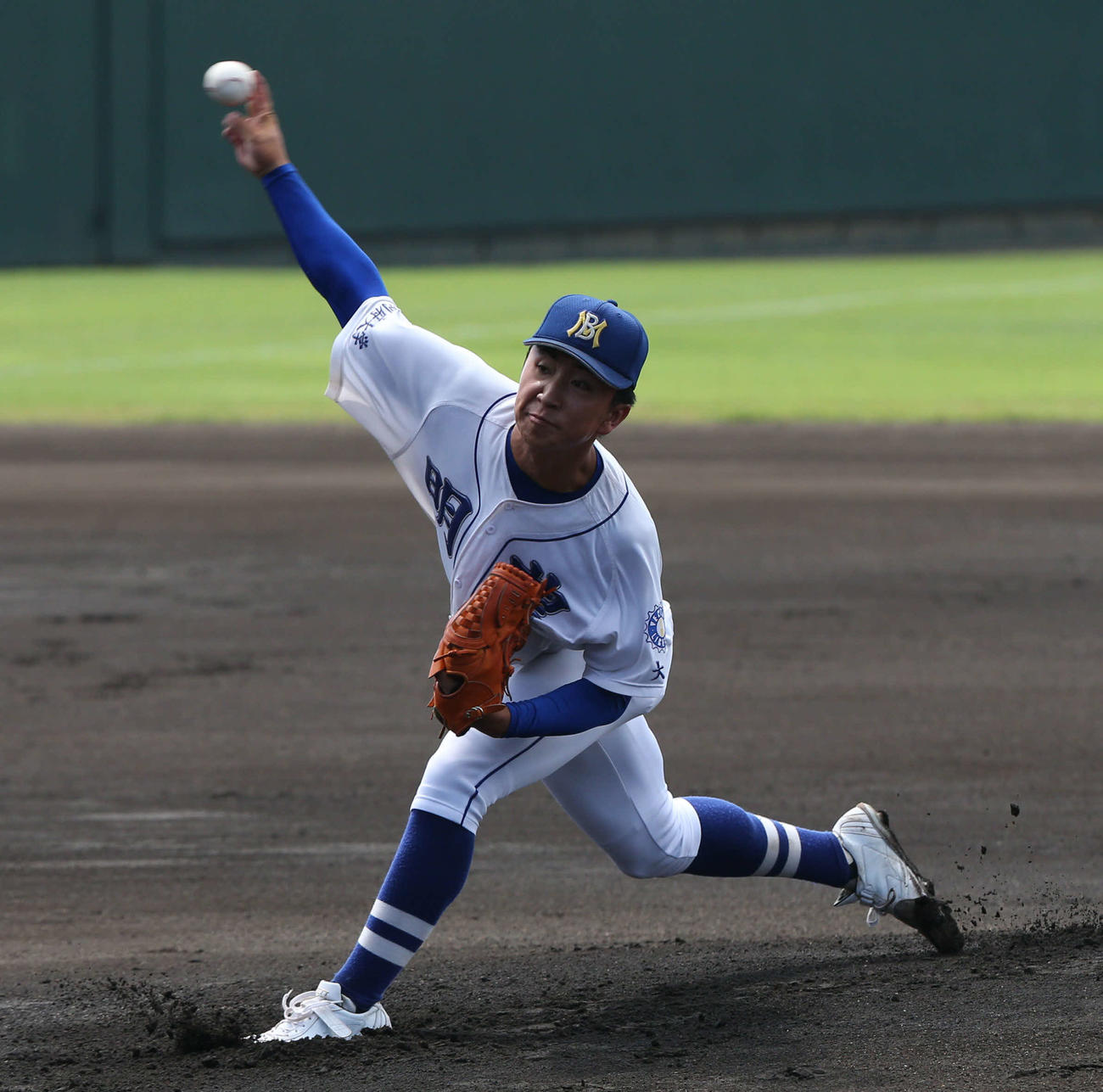 大分商業対明豊　明豊・中山（撮影・冨田成美）