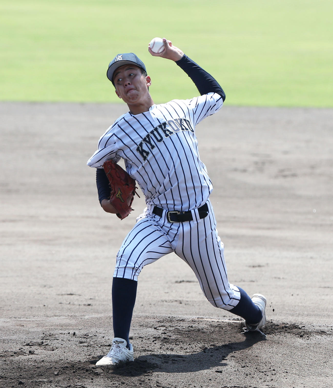 東筑対九州国際大付　九州国際大付・田端（撮影・冨田成美）