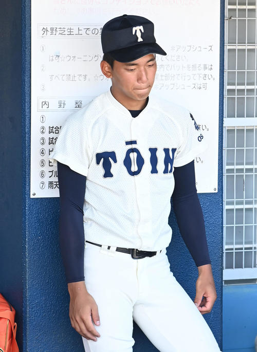 大阪桐蔭の世代NO1左腕、前田悠伍の夏終わる「中身濃い高校野球でした