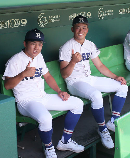 大阪桐蔭を3安打完封の履正社・福田幸之介ブルペンで熱投 甲子園で