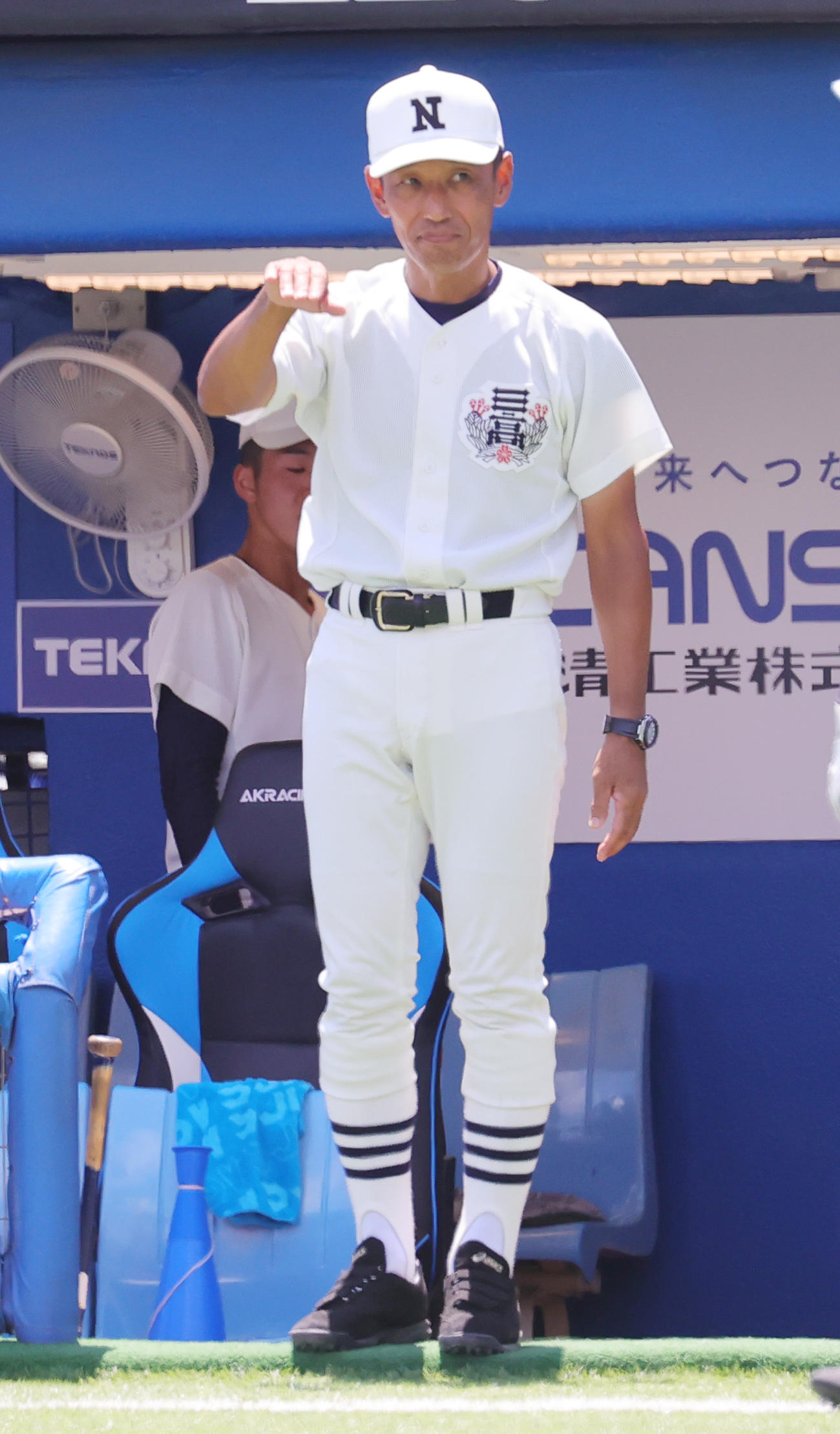 日大三・三木監督（2023年7月23日撮影）