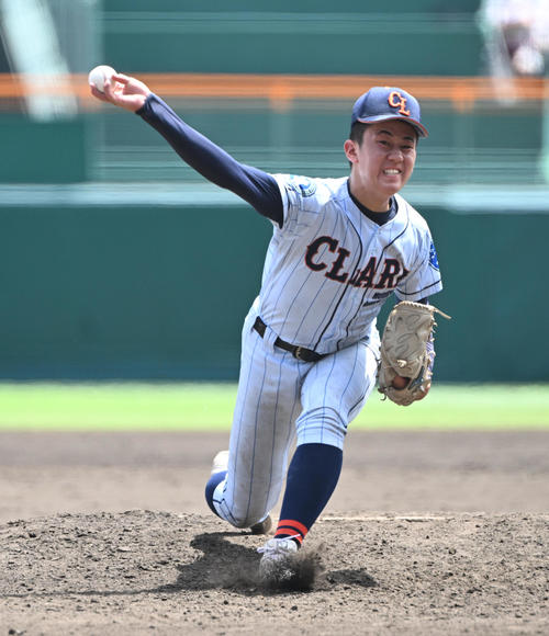 甲子園】クラークが初勝利「千手観音投法」新岡歩輝は次戦花巻東