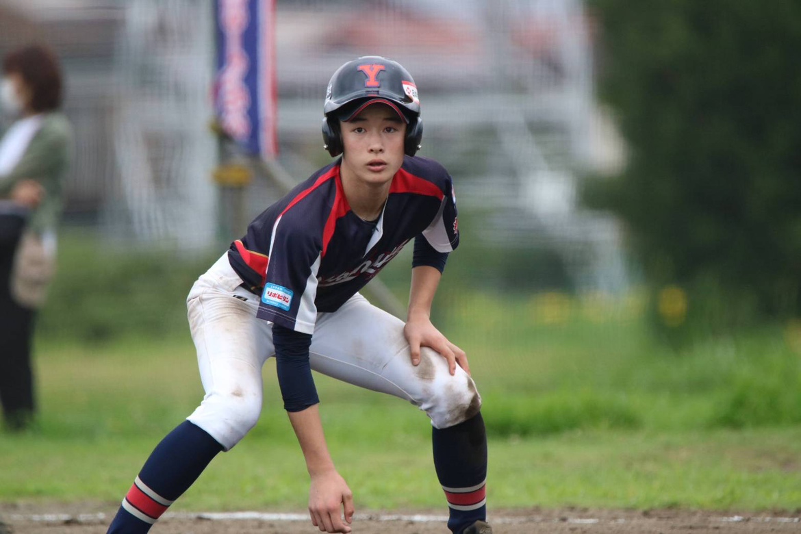 横浜泉中央ボーイズでプレーする中学3年時の慶応・丸田（宇野和之氏提供）