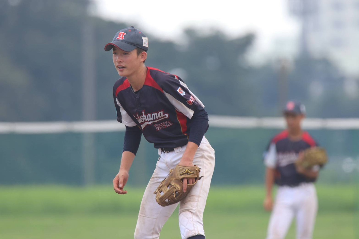 横浜泉中央ボーイズでプレーする中学3年時の慶応・丸田（宇野和之氏提供）