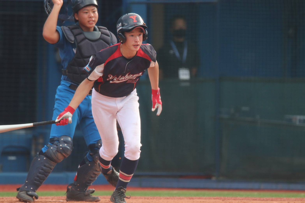 横浜泉中央ボーイズでプレーする中学3年時の慶応・丸田（宇野和之氏提供）