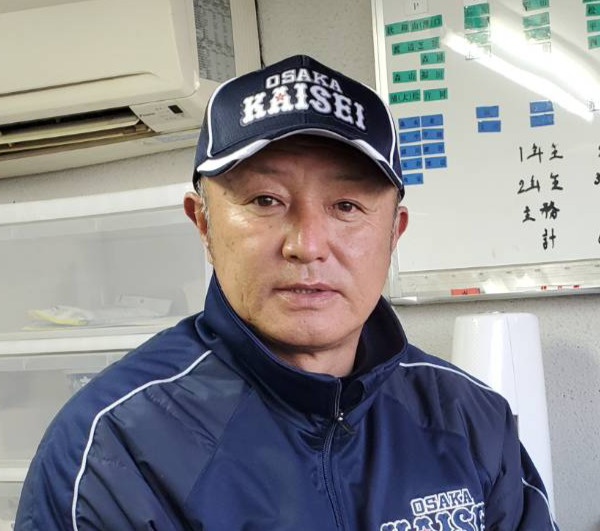 大阪偕星学園・岩田徹監督（2022年3月撮影）