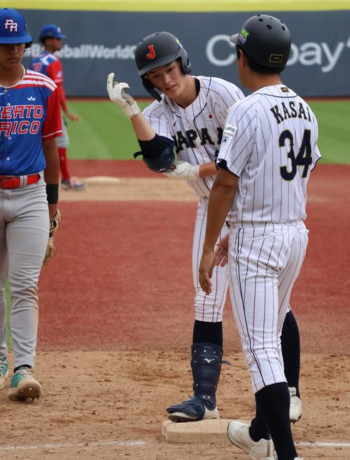 1回、右前打を放った丸田（撮影・柏原誠）