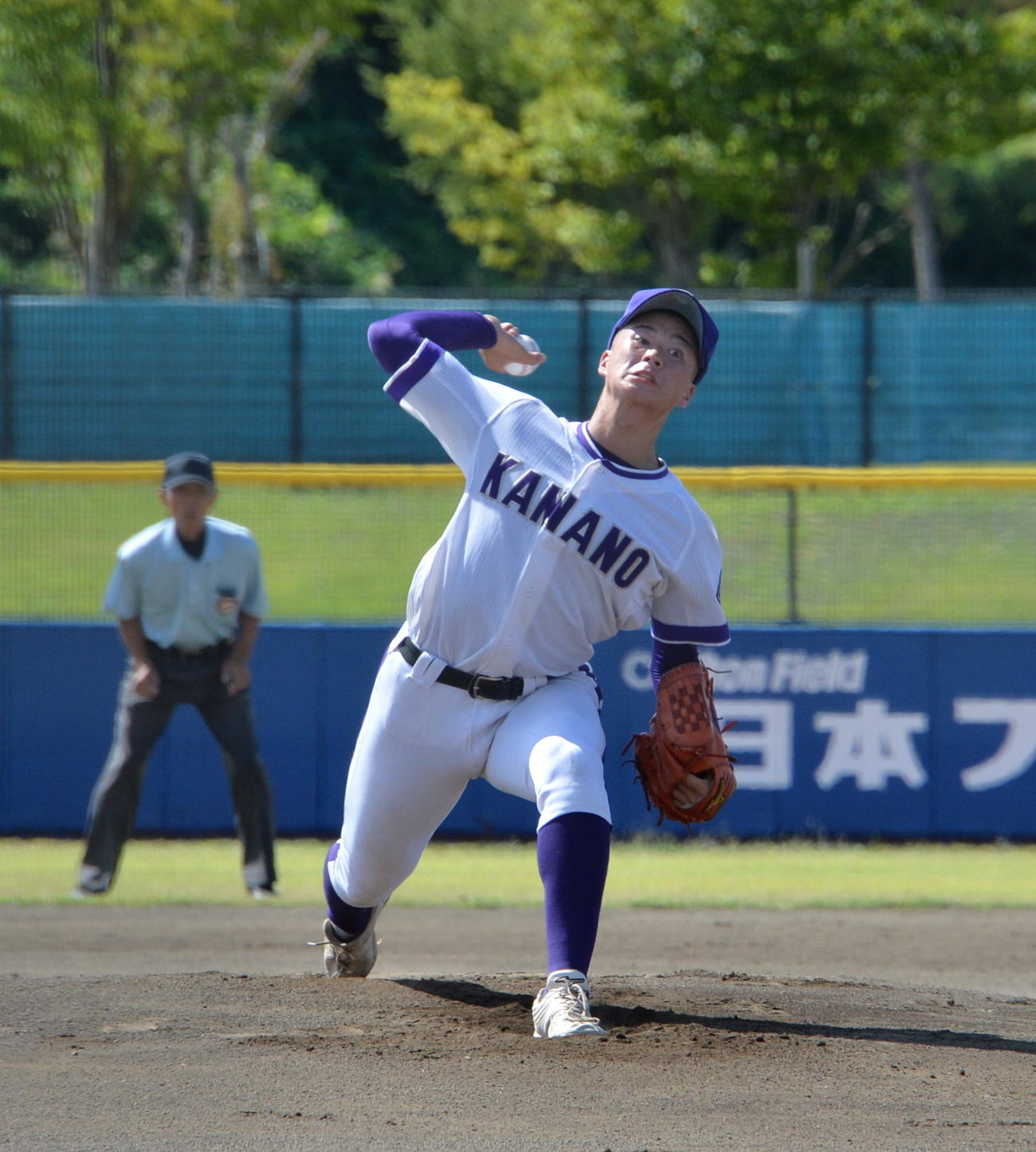 横手清陵対金足農　7安打9奪三振2失点の内容で完投勝利を挙げたエース右腕・吉田大（撮影・濱本神威）